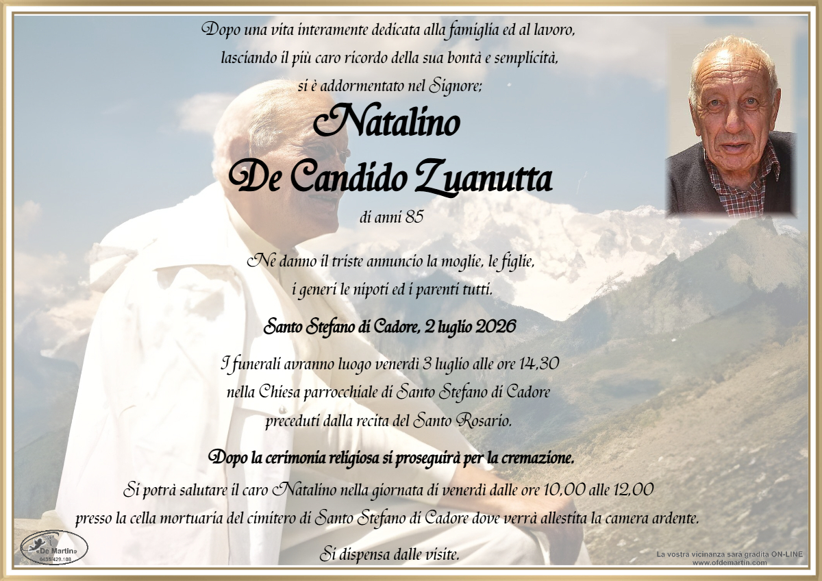 Natalino De Candido Zuanutta
